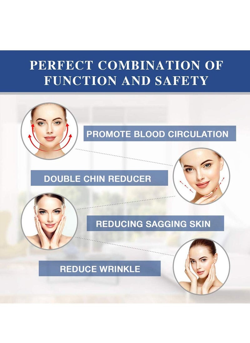 KASTWAVE حزام تنحيف الوجه على شكل حرف V، ضمادة رفع الوجه، شد الذقن المزدوج، تقليل الألم، شريط تشكيل خالٍ من الألم، يزيل ترهل الجلد، وشد البشرة، ومضاد للشيخوخة للنساء والرجال  - Image 3