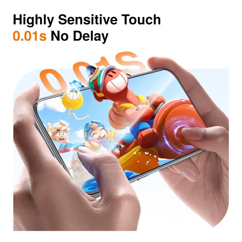 SMARTDEVIL 2 Pack Screen Protector for iPhone Air with AR Anti-Reflective Technology, 9H Hardness Military Grade Tempered Glass for iPhone 17 Air, Bubble Free and Auto Dust-Removal Box, Easy Install - Image 5