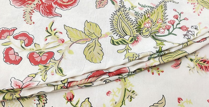 RHF Premium Cotton Round Tablecloth Stylish Decorative Cover for Dining Tables Weddings Parties and Festive Celebrations Machine Washable Durable for Home Restaurant Banquet Table Cover90 - Image 4