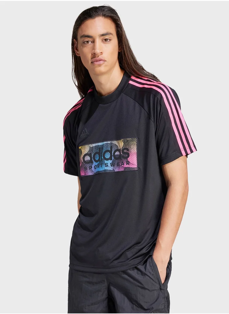 Adidas Tiro All Over Printed Jersey T-Shirt