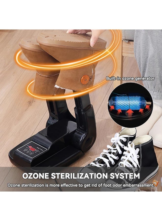 Adjustable Electric Shoe Dryer – Timer & Antibacterial Function for Shoes, Hats, Socks & Ski Gear - Image 4