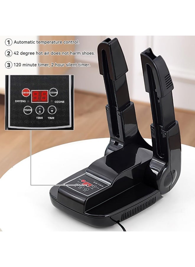Adjustable Electric Shoe Dryer – Timer & Antibacterial Function for Shoes, Hats, Socks & Ski Gear - Image 3
