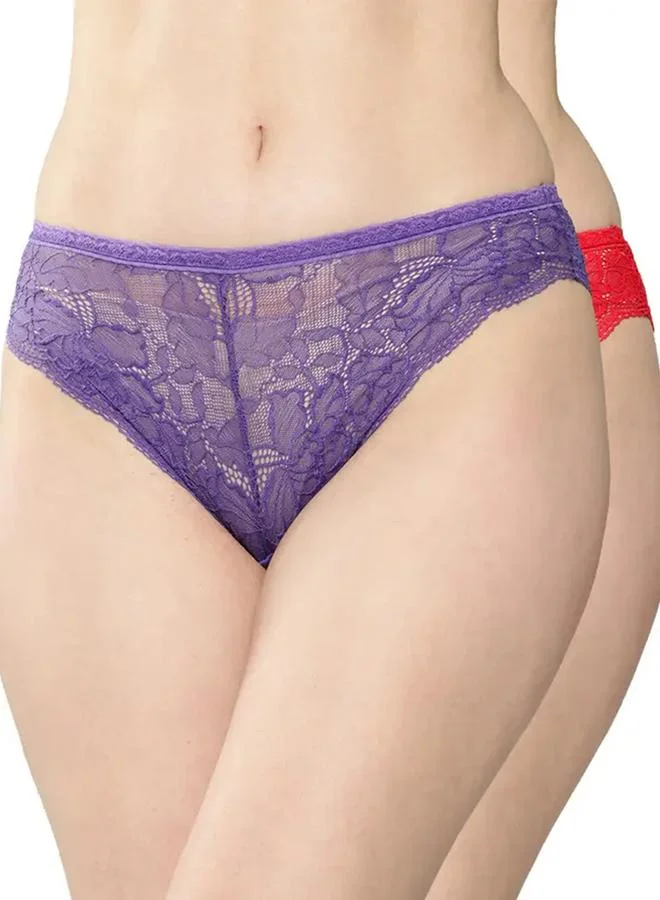 ليدينغ ليدي Leading Lady Pack of 2 - Full Lace Bikini