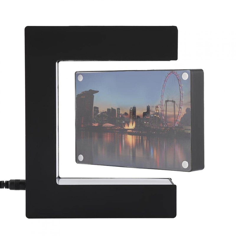 Levitating Photo Frame 1pcs Magnetic Levitating Photo Frame Magnet Display Stand 12 7 x 8 6cm Photo Size for Home Office Wedding Decoration