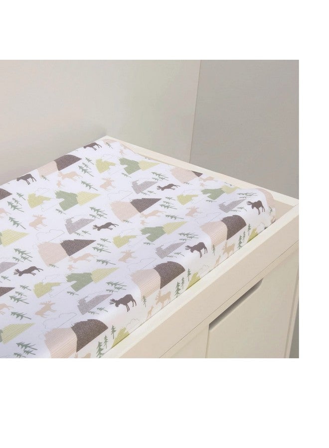 Trend Lab Mountain Baby Changing Pad Cover 100% Cotton Cover for Baby Nursery, Fits A 16 in x 32 in Standard Changing Pad - Image 3