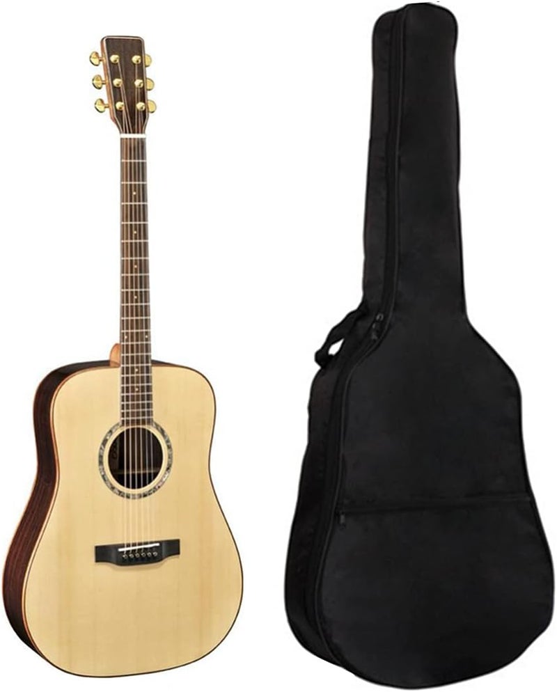 DongAi 41-inch Acoustic Guitar Bag With Adjustable Shoulder Strap. Guitar Bag With Back Hanging Loop, Suitable for Acoustic Guitars, Electric Guitars, Bass Guitars, and Classical Guitars - Image 1
