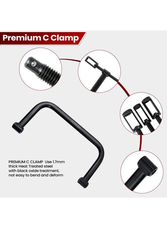 ATPEAM مجموعة أدوات ضاغط نابض الصمام الأوتوماتيكي C Clamp مناسبة للدراجات النارية، ATV، السيارات، ومعدات المركبات ذات المحركات الصغيرة - Image 5