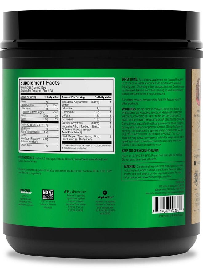 JYM Supplement Science Pre JYM Pre Workout Powder - BCAAs, Creatine HCI, Citrulline Malate, Beta-Alanine, Betaine, and More Naturally Flavored Island Punch Flavor, 30 Servings - pzsku/ZFD18D07F97957DB09B9CZ/45/_/1735908092/8f370912-5b83-49bd-80fc-f75dc5818e2e