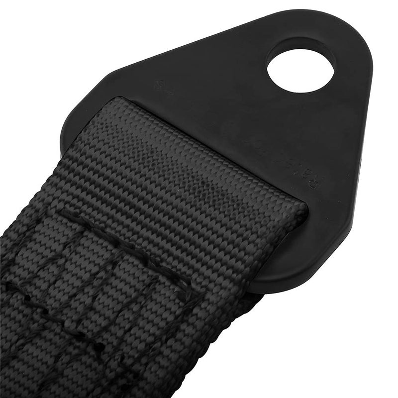 RASTP Limit Strap, Premium Quad Wrap Limit Strap Car Hauler Axle Straps Truck Wrecker Wheel Tie Down Strap with 10,000 Lb Webbing Strength (10 Inch,Black) - Image 2