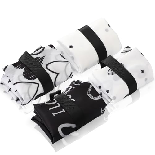 Frienda 4 Pack Wet Bags for Swimsuits Waterproof Reusable Travel Wet Dry Bags with Zippered Pockets for Beach Pool Swimwear Towels Gym Cloth Diapers Summer Vacation EssentialsHeart - Image 3