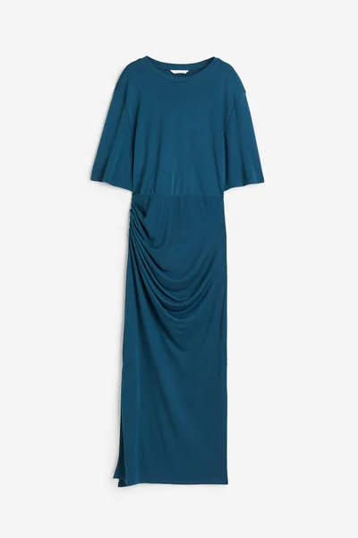 H&M Draped Knitted Dress