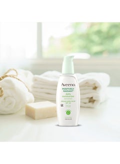 Aveeno Positively Radiant Daily Facial Moisturizer with Total Soy Complex and Broad Spectrum SPF 30 Sunscreen, Oil-Free and Non-Comedogenic, 2.5 fl. oz  - Image 5