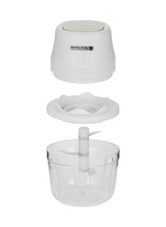 Portable Mini Food Processor, 250ml PP & PET Bowl, RF10411 | Rechargeable Food Processor with USB Cable | Swirl Sharpe Blade | One-Touch Button | 1300mAh Battery