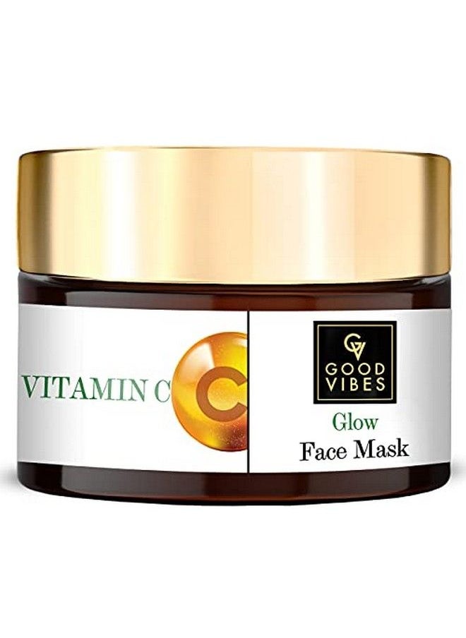 Good Vibes Vitamin C Glow Face Mask 50 G Deep Cleansing Moisturizing Face Mask For All Skin Types Rich In Antioxidants & Helps Reduce Dark Spots No Parabens & Sulphates  - Image 1