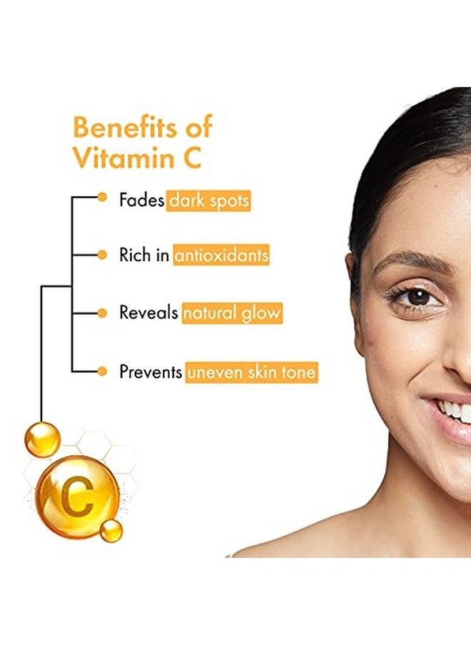 Good Vibes Vitamin C Glow Face Mask 50 G Deep Cleansing Moisturizing Face Mask For All Skin Types Rich In Antioxidants & Helps Reduce Dark Spots No Parabens & Sulphates  - Image 4