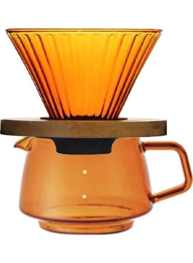 NIBEMINENT Pour Over Coffee Maker Set Multicolour 500ml  - Image 1