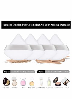 KASTWAVE Triangle Makeup Puff Pure Cotton Powder Puff Soft Cosmetics Puff Mineral Powder Puff Wet Dry Makeup Tool  - Image 2