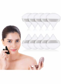 KASTWAVE Triangle Makeup Puff Pure Cotton Powder Puff Soft Cosmetics Puff Mineral Powder Puff Wet Dry Makeup Tool  - Image 1