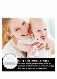 KASTWAVE Triangle Makeup Puff Pure Cotton Powder Puff Soft Cosmetics Puff Mineral Powder Puff Wet Dry Makeup Tool  - Image 4