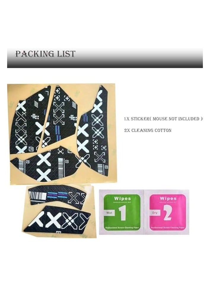 PROMASS Anti Slip Mouse Grip Tape Compatible with Razer Basilisk Ultimate/Basilisk X Hyperspeed/Basilisk V2 Wireless Gaming Mouse, SEEFY Sweat Absorption Mouse Stickers (All-inclusive Coverage) - Image 4