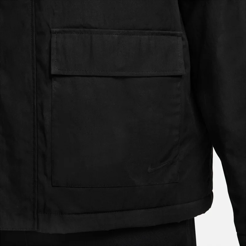 Nike Black Men's Life Waxed Canvas Work Jacket for Men | Best Price UAE