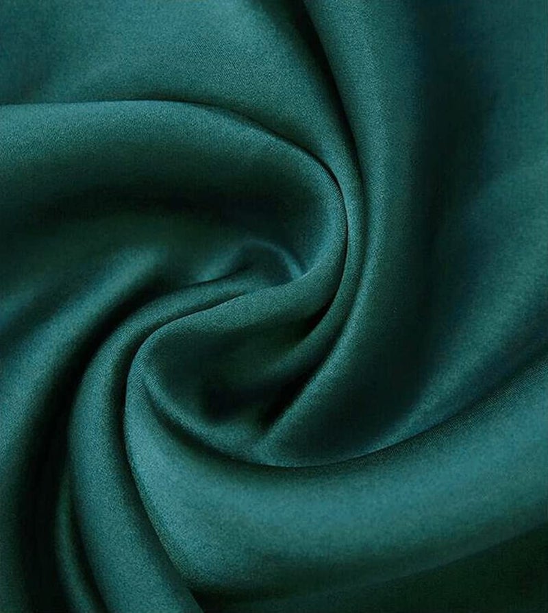 Lonxu Womens Silk Satin Pajamas Set Green XL - Image 5