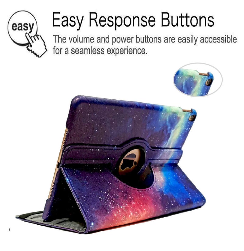 Newraturner Rotating Case for iPad 9th Generation (2021) / 8th Generation (2020) / 7th Gen (2019) 10.2 Inch --360 Degree Rotating Stand Protective Cover, Auto Sleep/Wake Function - Image 4
