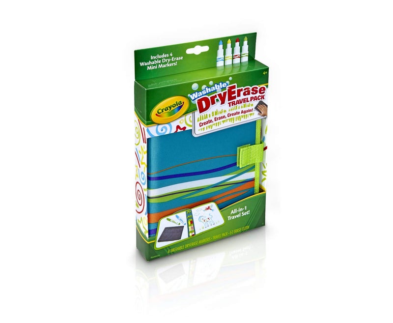 Crayola Washable Dry Erase Travel Pack, Whiteboard for Kids, Ages 4, 5, 6, 7 - Image 3