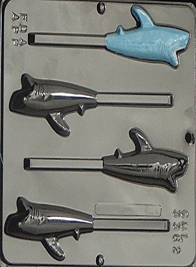 Lollipops Shark Lollipop Chocolate Candy Mold 3362 - Image 3