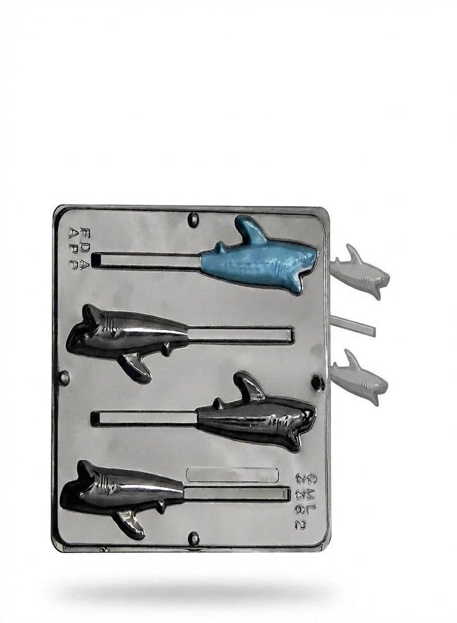 Lollipops Shark Lollipop Chocolate Candy Mold 3362 - Image 2