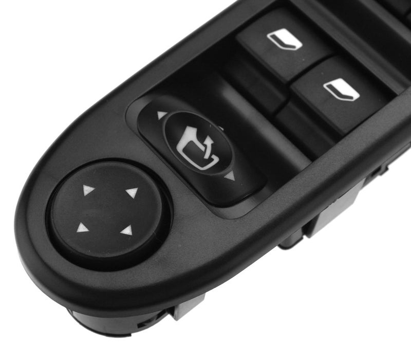 Micro Trader Electric Master Window Console Switch Control, Push Button, Black, Manual Operation, Compatible with Peugeot 307CC 307 SW CC OEM 6554.KT - Image 3