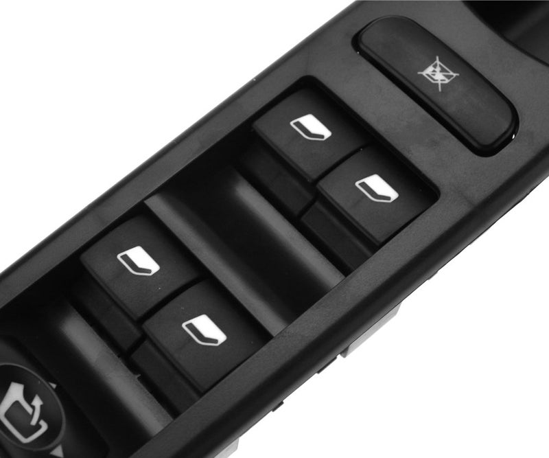 Micro Trader Electric Master Window Console Switch Control, Push Button, Black, Manual Operation, Compatible with Peugeot 307CC 307 SW CC OEM 6554.KT - Image 4