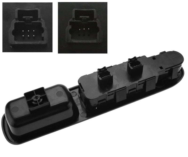 Micro Trader Electric Master Window Console Switch Control, Push Button, Black, Manual Operation, Compatible with Peugeot 307CC 307 SW CC OEM 6554.KT - Image 2