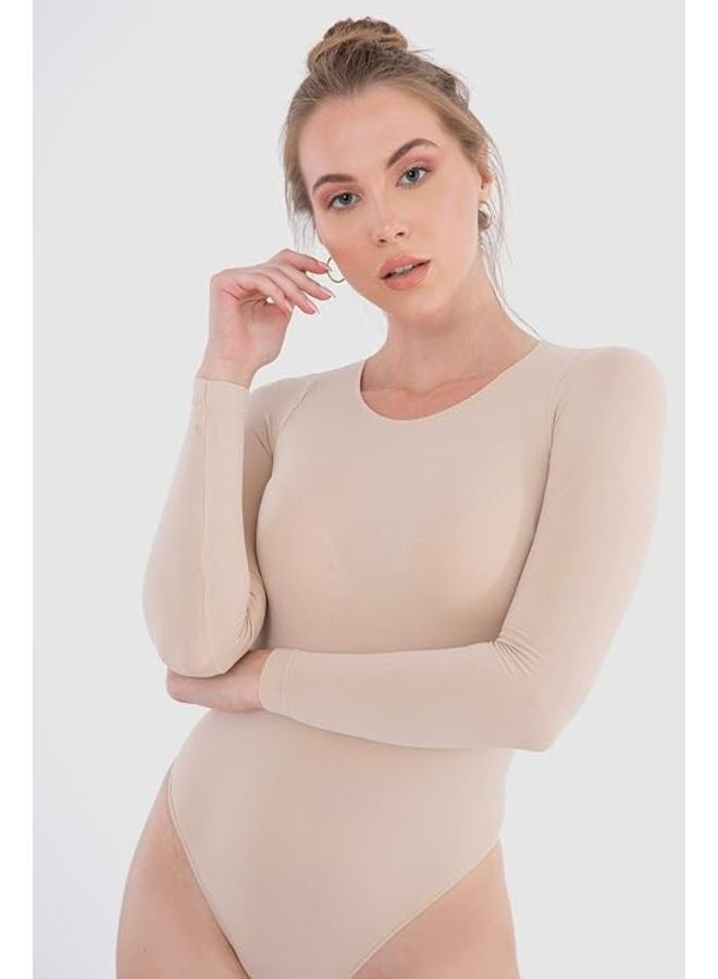 Carina Bodysuit with two snaps and long sleeves - Image 1