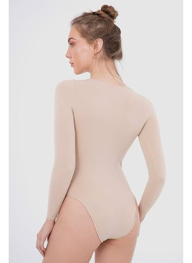 Carina Bodysuit with two snaps and long sleeves - Image 2