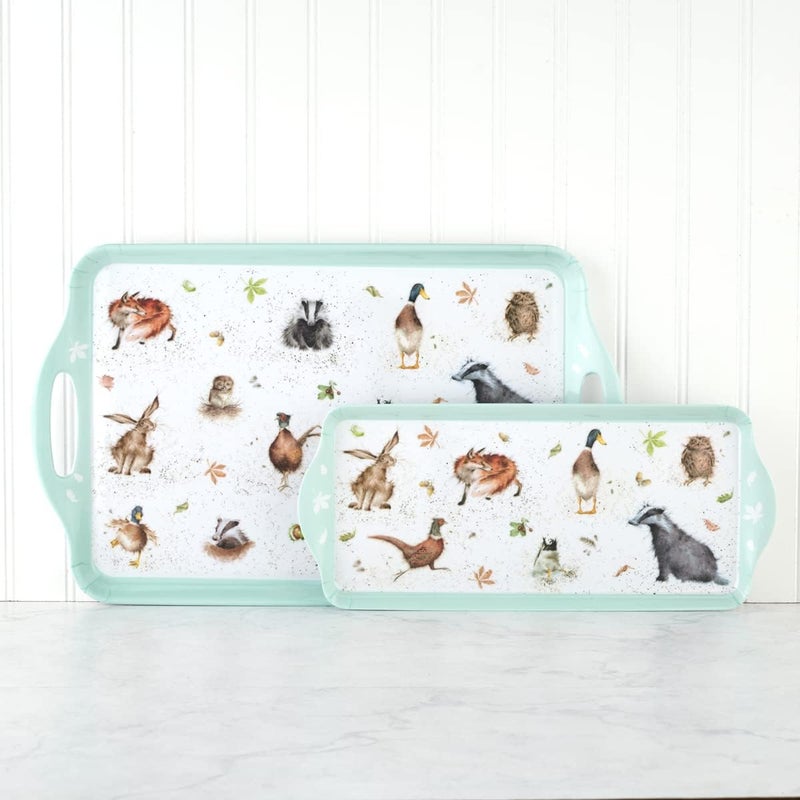 Pimpernel Wrendale Designs Collection Large Handled Tray  Serving Tray for Lunch Coffee or Breakfast  Made of Melamine for Indoor and Outdoor use  Measures 189 x 116  Dishwasher Safe - Image 5