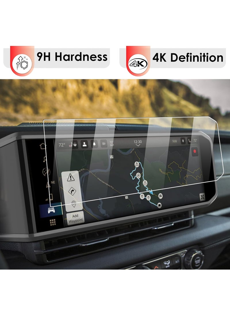 Simpeak Simpeak 2Pack 9H Screen Protector Compatible with Jeep Wrangler JL 2025 2024 123Inch Touchscreen Accessories AntiScratch Sensitive Touch  - Image 4