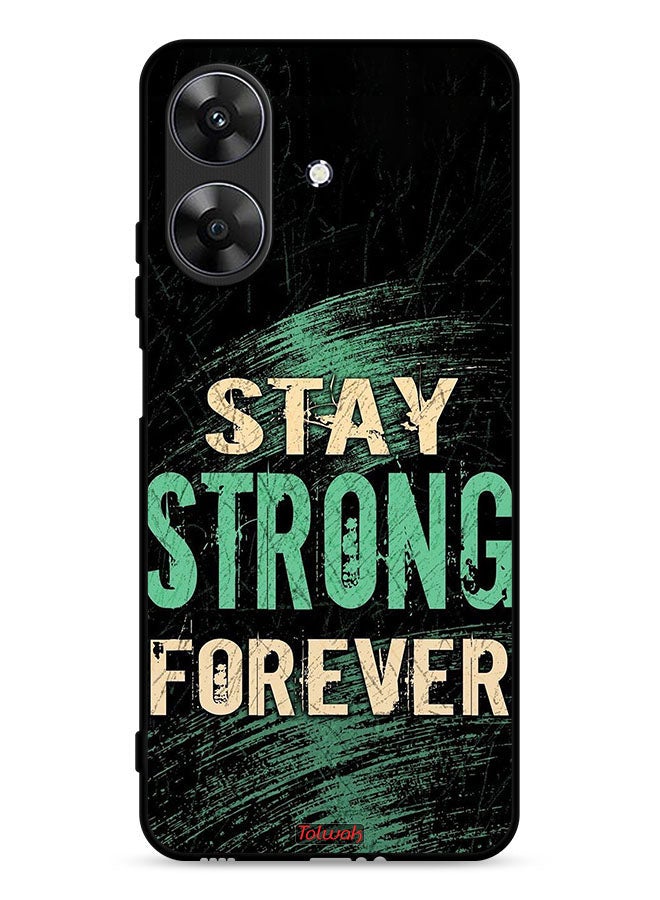 Tolwak Realme Note 60 4G Protective Case Cover Stay Strong Forever - Image 1