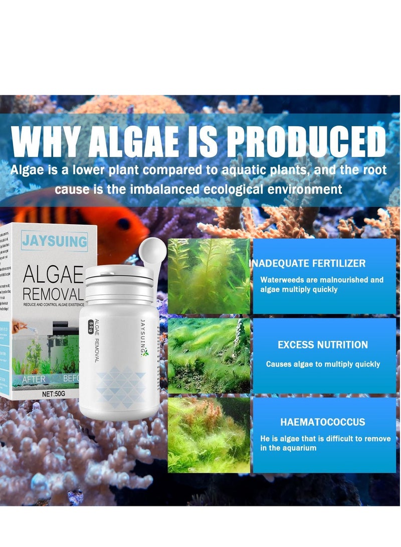 Jaysuing Algae removal lichen moss removal agent aquarium algae removal agent fish tank moss remover - Image 3
