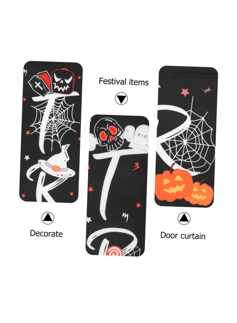 Halloween Couplets Flag Banner Sign for Front Door Trick or Treat Halloween Banner Set Halloween Porch Decorations Halloween Door Flag Halloween Signs Decor Halloween Welcome Sign