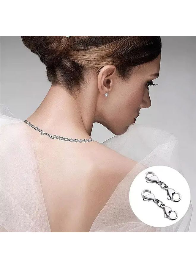 Stainless Steel Lobster Clasps 10pcs 9mm Silver Tone for Jewelry Making Necklace Bracelet DIY - Image 5
