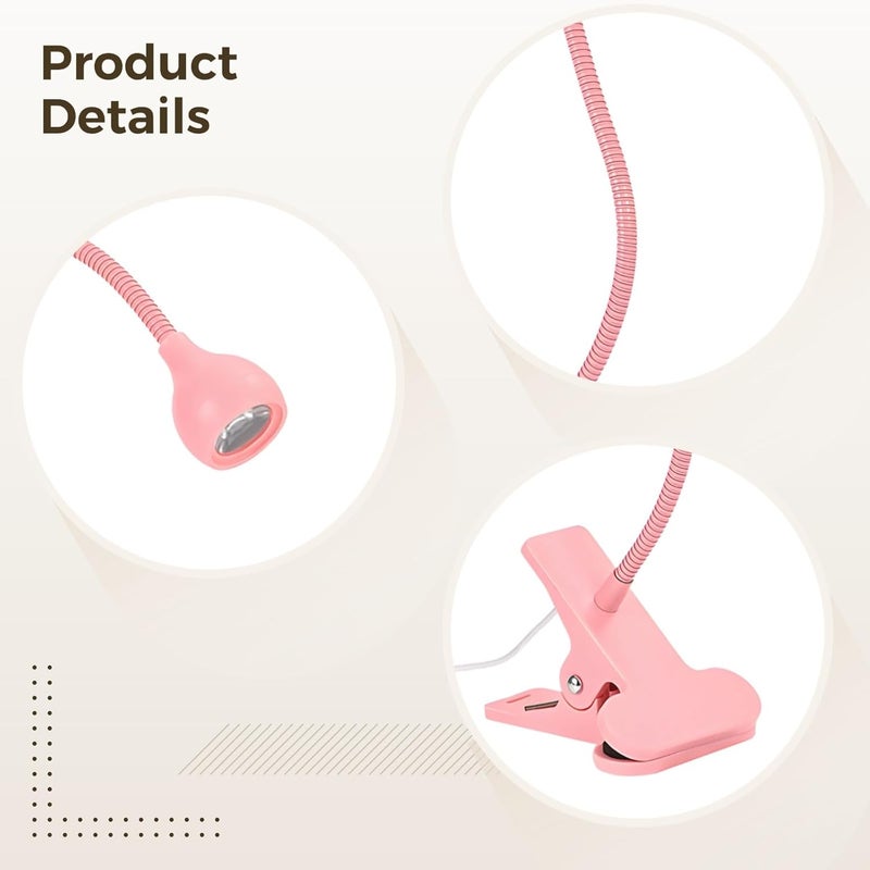 Desk Nail Lamps, 2 Clip-On, Light for Curing Nail Gel, with Adjustable Gooseneck Design - Image 3