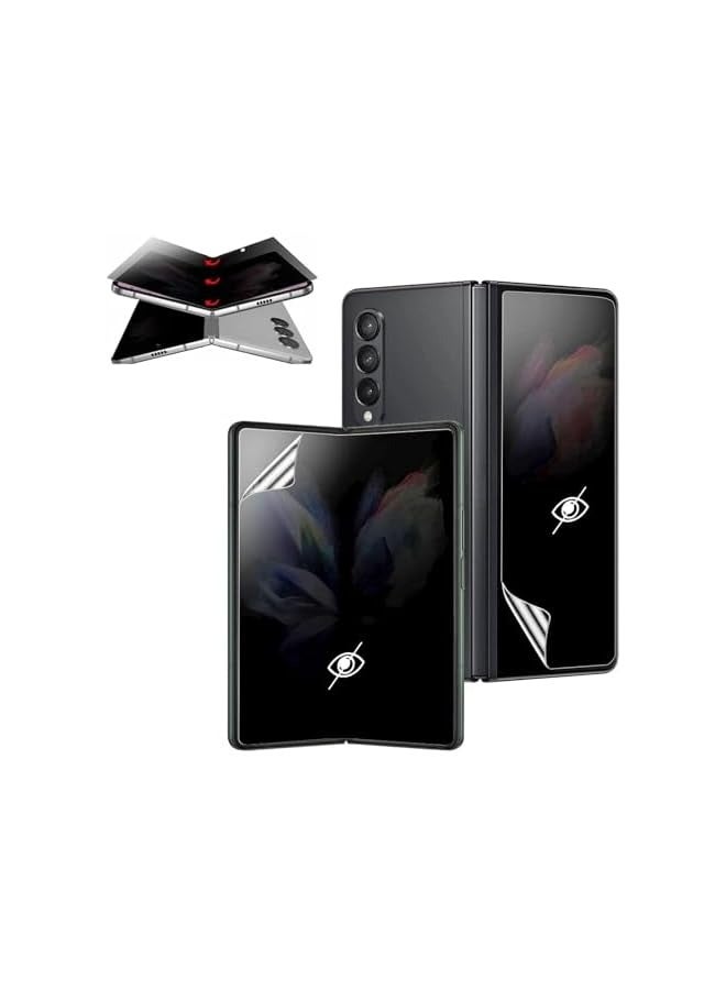 PROMASS Galaxy Z Fold 6 Privacy Screen Protector Anti-Peeping Nano Soft Film Outer Screen + Inner Screen Anti-Peeping Soft Film Anti-Peeping protective Film - Image 1