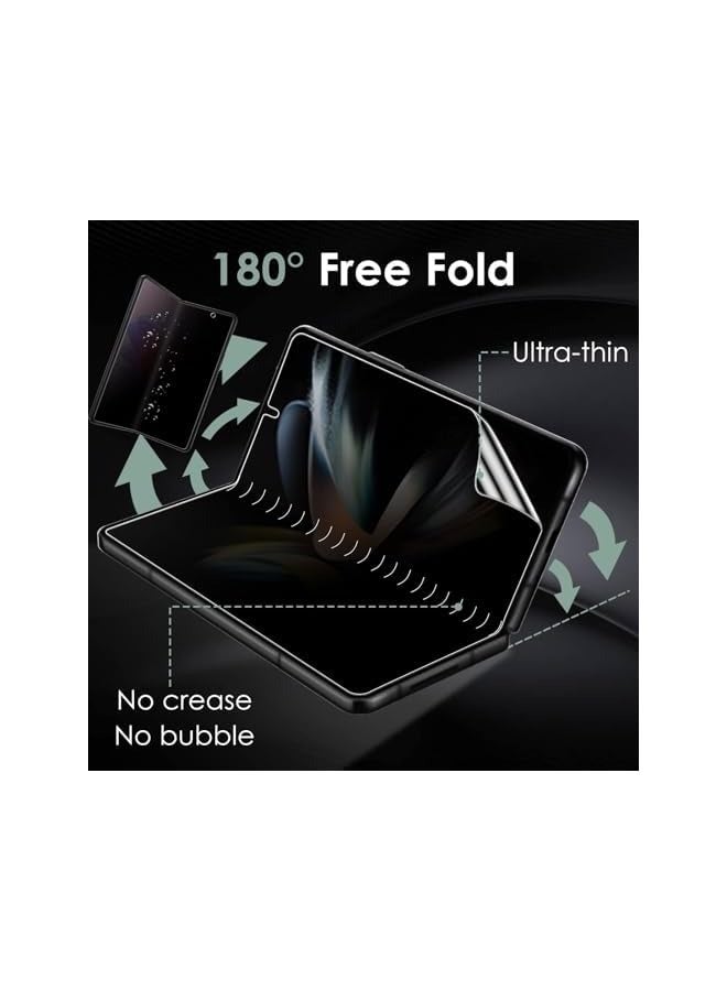 PROMASS Galaxy Z Fold 6 Privacy Screen Protector Anti-Peeping Nano Soft Film Outer Screen + Inner Screen Anti-Peeping Soft Film Anti-Peeping protective Film - Image 3