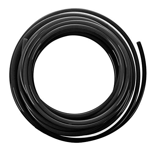 Beduan Pneumatic Tubing Pipe 14 OD Black Air Compressor PU Line Hose Tube for Water Fluid Transfer 12Meter 394ft - Image 1
