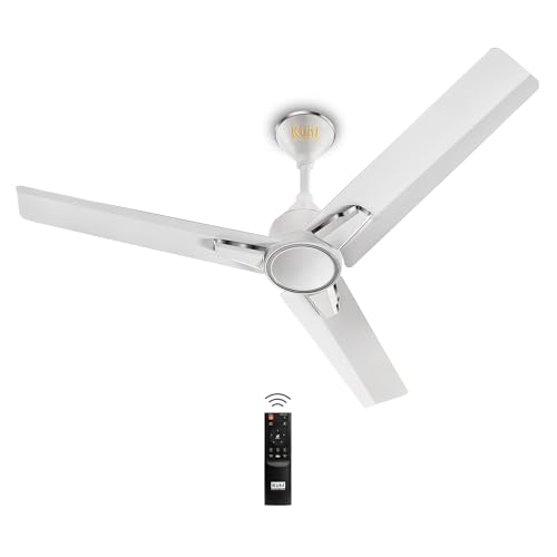 KUHL Arctis A1 1200 mm 65% Power Saving BLDC Ceiling Fan With Remote | BEE 5 Star Rated & ISI Marked | High Air Flow | 5 Year Warranty on Motor | White - Image 1