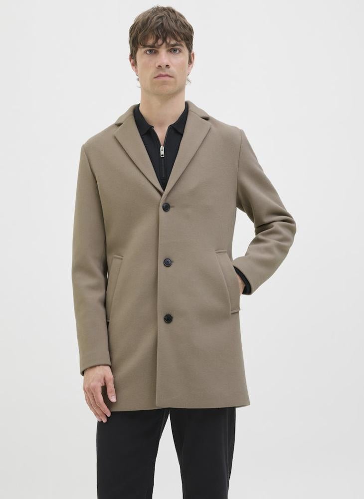 JJ Rebel Casual Button Detail Coat - Image 5