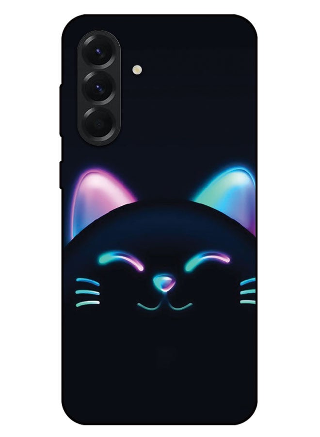 EYE CATCH Printed Protective Case Cover For Samsung Galaxy A36-  Black Cat - Image 1