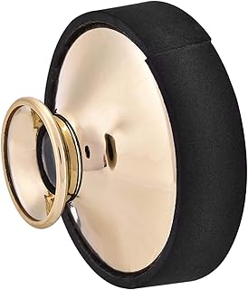 Walfront Walfront 1PC Alto Sax Mute Alto Saxophone Mute Silencer Dampener Lightweight Plastic ABS Practice Saxophone Without  - Image 1