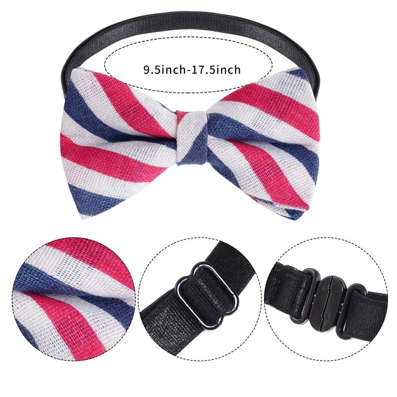 mifengda Kids Old Man Costume 100 Day of School Grandpa Costume for Boys 1920s Old Man Outfit Halloween Dress Up Set Including Bow Tie Beard Eyebrow Suspenders Glasses for Kids Boy Halloween - Image 4